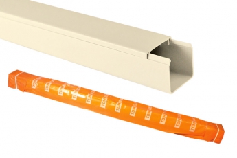 Кабель-канал 25х25 слоновая кость (50м) | SQ0402-0506 | TDM