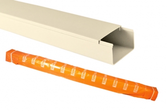 Кабель-канал 40х25 слоновая кость (40м) | SQ0402-0508 | TDM