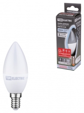 Лампа светодиодная С37-6 Вт-230 В-4000 К–E14 