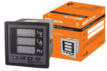 Цифровой многовеличинный прибор ЦП-АВЧ72х3-0,5-Р (однофазный) (0-50кА, 0-320кВ, 40-70Гц) | SQ1102-0531 | TDM