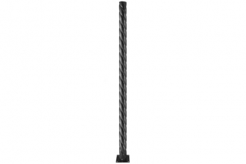 Опора витая металлическая садово-парковая, h=1200 мм, цвет серебро металлик | SQ0330-0417 | TDM