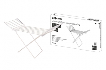 Сушилка для белья электрическая, СБ-2, 230 Вт, 20 прутьев, напольная | SQ2508-0002 | TDM