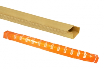 Кабель-канал 20х10 желтая сосна 3D (100м) | SQ0402-0604 | TDM