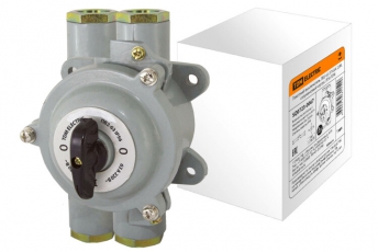 Пакетный выключатель ПВ2-63 2П 63А 220В, силуминовый корпус, IP56 | SQ0723-0067 | TDM