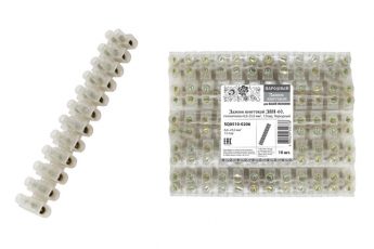 Зажим винтовой ЗВИ-60, полиэтилен 6,0-25,0 мм2, 12пар,Народный | SQ0510-0206 | TDM