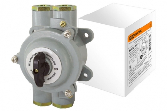 Пакетный переключатель ПП 2-100/Н2 2П 100А 220В, силуминовый корпус, IP56 | SQ0723-0077 | TDM