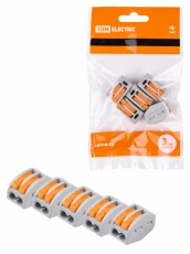 Соединительная клемма СК-412 (2,5мм2) (5 шт/упак) | SQ0527-0011 | TDM