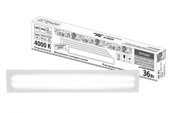 Светильник светодиодный универсальный ЛП 03 180х1195 Опал 19 мм 36 Вт 2650 Лм, 4000 К, белая, Народная | SQ0329-0277 | TDM