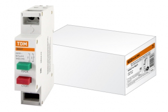 Выключатель кнопочный пуск-стоп (без фиксации) ВК-47 1НО;1НЗ | SQ0214-0021 | TDM