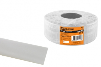 Термоусаживаемая трубка ТУТнг 60/30 белая (25 м/ролл)  | SQ0518-0113 | TDM