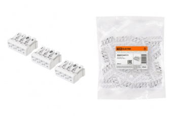 Клемма пружинная соединительная КСП4-2L+N+PE, 16 A | SQ0510-0111 | TDM