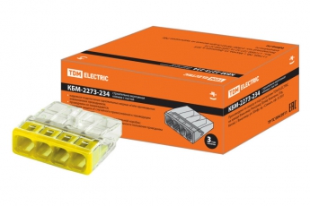 Строительно-монтажная клемма КБМ-2273-234 (2,5мм2) с пастой | SQ0517-0113 | TDM