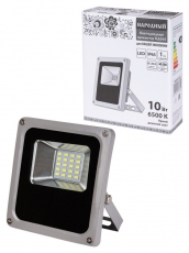 Прожектор светодиодный СДО 10-2-Н 10Вт 6500К IP65 серый | SQ0336-0205 | TDM