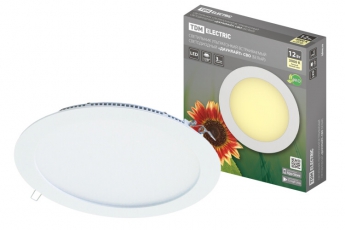 Светильник светодиодный встраиваемый Downlight ДВО СВО (белый) 12Вт 3000К IP20 опал | SQ0329-0012 | TDM
