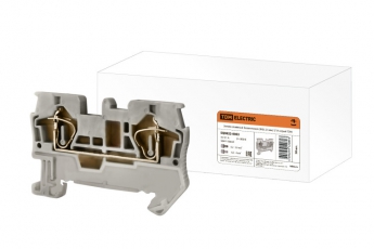 Зажим клеммный безвинтовой (ЗКБ) 2,5 мм2 31А серый | SQ0822-0003 | TDM