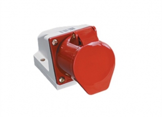 Розетка 124 стационарная 3Р+РЕ 32А 380В IP44  | SQ0602-0005 | TDM