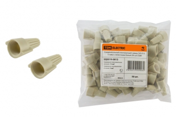 Соединительный изолирующий зажим СИЗ-Л-3 15 мм2 с лепестками белый (50 шт)  | SQ0519-0013 | TDM