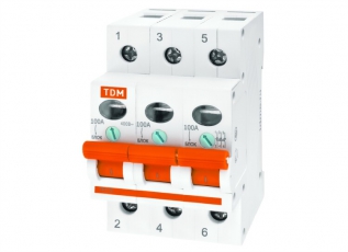 Выключатель нагрузки модульный (мини-рубильник) ВН-32 3P 100A | SQ0211-0029 | TDM