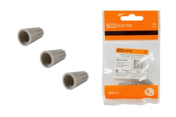 Соединительный изолирующий зажим СИЗ-1 3,0 мм2 серый (5 шт) | SQ0519-0026 | TDM