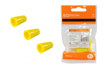 Соединительный изолирующий зажим СИЗ-4 11,0 мм2 желтый (5 шт) | SQ0519-0029 | TDM