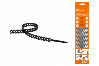 Стяжка чёрная ПУ многозвенная RS 10x300 (20 шт) | SQ0515-0604 | TDM