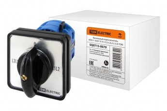 Кулачковый переключатель КПУ11-10/67 (V: 0-L1L2-L2L3-L1L3) | SQ0715-0079 | TDM