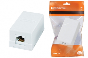 Компьютерная розетка 1xRJ-45 | SQ1809-0003 | TDM