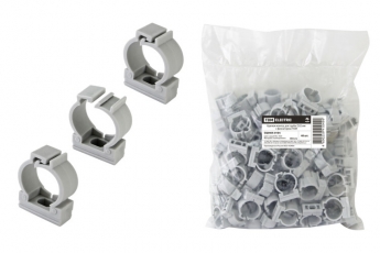 Крепеж-клипса для трубы D32 мм с фиксатором | SQ0405-0104 | TDM