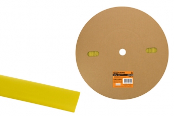 Термоусаживаемая трубка ТУТнг 20/10 желтая (100 м/ролл)  | SQ0518-0051 | TDM