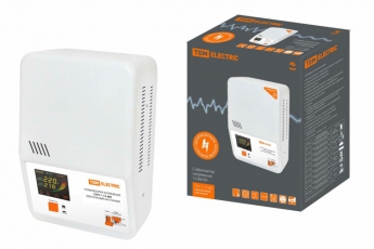 Стабилизатор напряжения ССР1-1-12 кВА электронный настенный | SQ1201-0029 | TDM