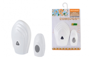 Звонок народный ЗББ-Н-11/7-32М (беспр., бат., блистер) | SQ1901-0112 | TDM