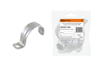 Скоба металлическая однолапковая 31-32 мм (10 шт) | SQ0409-1008 | TDM
