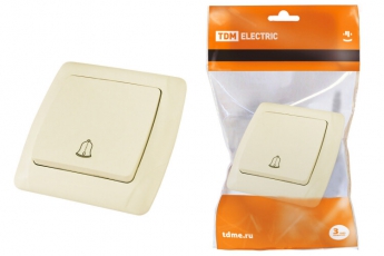 Кнопка звонковая 6А сл. кость 