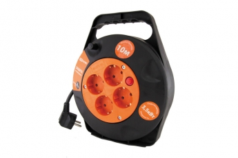 Удлинитель силовой в корпусе УК10-004 (4 места/10м ПВС 2х1,0) | SQ1301-0551 | TDM