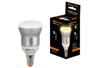 Лампа энергосберегающая КЛЛ 9Вт E14 827 отражатель (рефлектор) RM50 FR | SQ0323-0145 | TDM