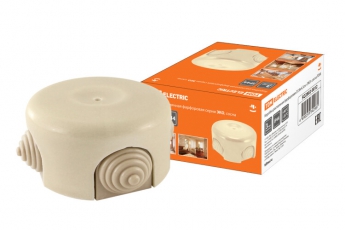 Коробка распаячная фарфоровая D7,8х4,5см «ЭКО» сосна | SQ2802-0012 | TDM