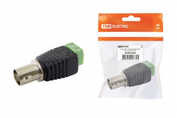 Гнездо BNC с клеммной колодкой, инд. упаковка | SQ1809-0040 | TDM