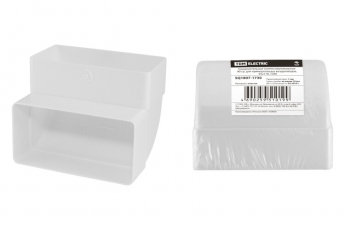 Соединительное колено вертикальное 90 гр. для прямоугольных воздуховодов, 55х110 | SQ1807-1730 | TDM