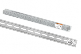 DIN-рейка алюминиевая усиленная перфорированная 35х7,5х1,5х2000мм | SQ0804-0017 | TDM