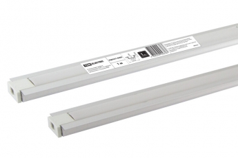 Алюминиевый профиль встраиваемый 2206 (1 м), матовый рассеиватель, 2 заглушки | SQ0331-0483 | TDM