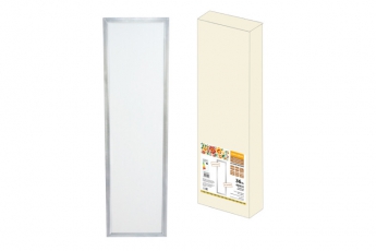 Светильник светодиодный ультратонкий СВО 295 х1195, 36Вт, 4000К, хром, Народная (без драйвера) | SQ0329-0215 | TDM