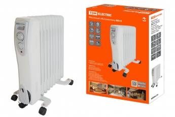 Масляный обогреватель МО-9, 2000 Вт, 9 секций, регул. мощн. (700/1300/2000 Вт), термостат, | SQ2501-0902 | TDM