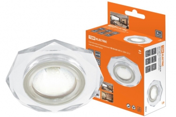 Светильник точечный встраиваемый под лампу СВ 03-04 MR16 50Вт G5.3 зеркальный/хром | SQ0359-0052 | TDM