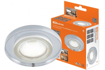 Светильник точечный встраиваемый под лампу СВ 03-05 MR16 50Вт G5.3 зеркальный/хром | SQ0359-0055 | TDM