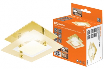 Светильник точечный встраиваемый под лампу СВ 05-01 MR16 50Вт G5.3 золото | SQ0359-0017 | TDM