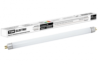 Лампа линейная люминесцентная ЛЛ 6Вт Т4 G5 840 ЛЛ-12 | SQ0355-0001 | TDM