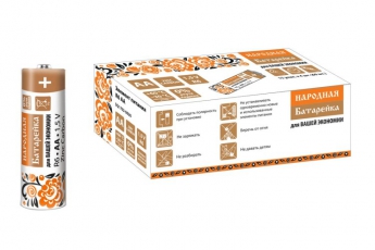 Элемент питания R6 AA Zinc Carbon 1,5V SH-4 Народный | SQ1702-0020 | TDM