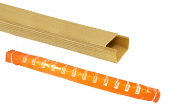 Кабель-канал 60х40 желтая сосна 3D (18м) | SQ0402-0609 | TDM