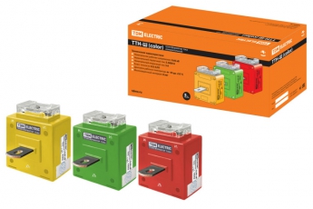 Трансформатор тока ТТН-Ш 50/5-5VA/0,5 (3 шт., color) | SQ1101-0201 | TDM