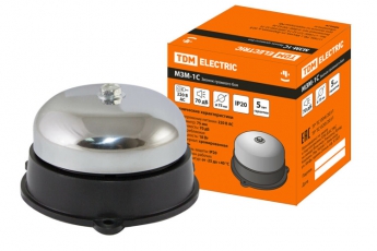 Звонок громкого боя МЗМ-1С-075мм 70дБ 220В | SQ1903-0006 | TDM